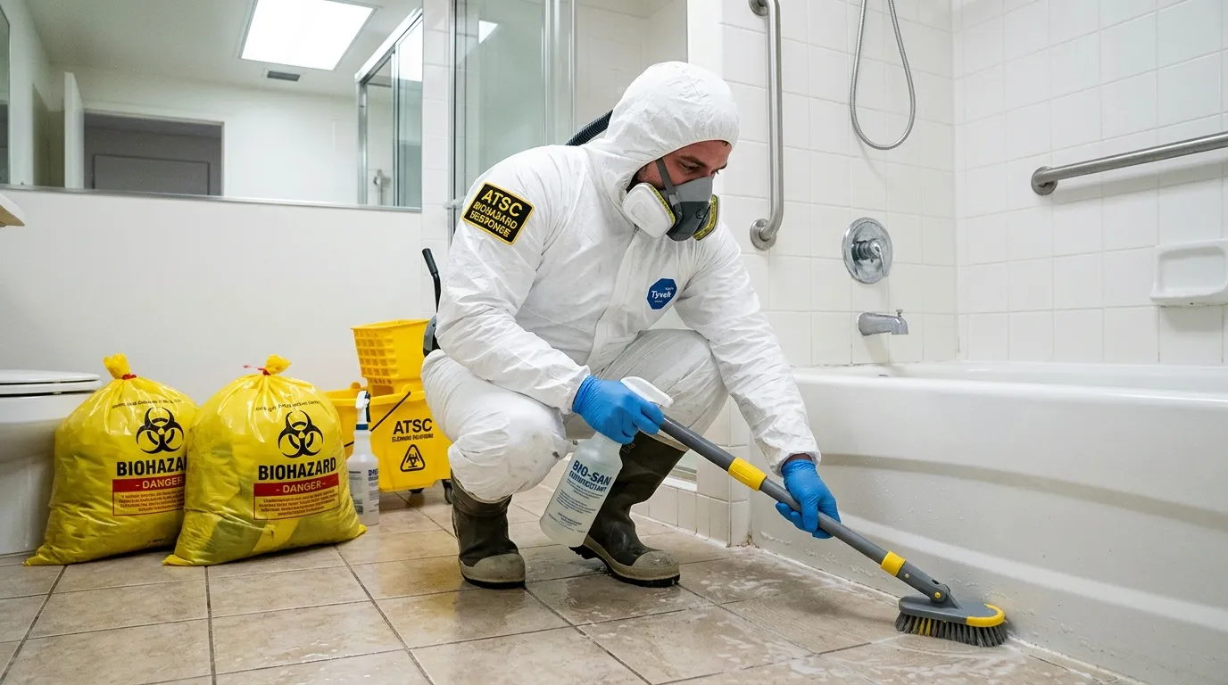 Decontamination equipment deployed for Blood Cleanup in Antioch